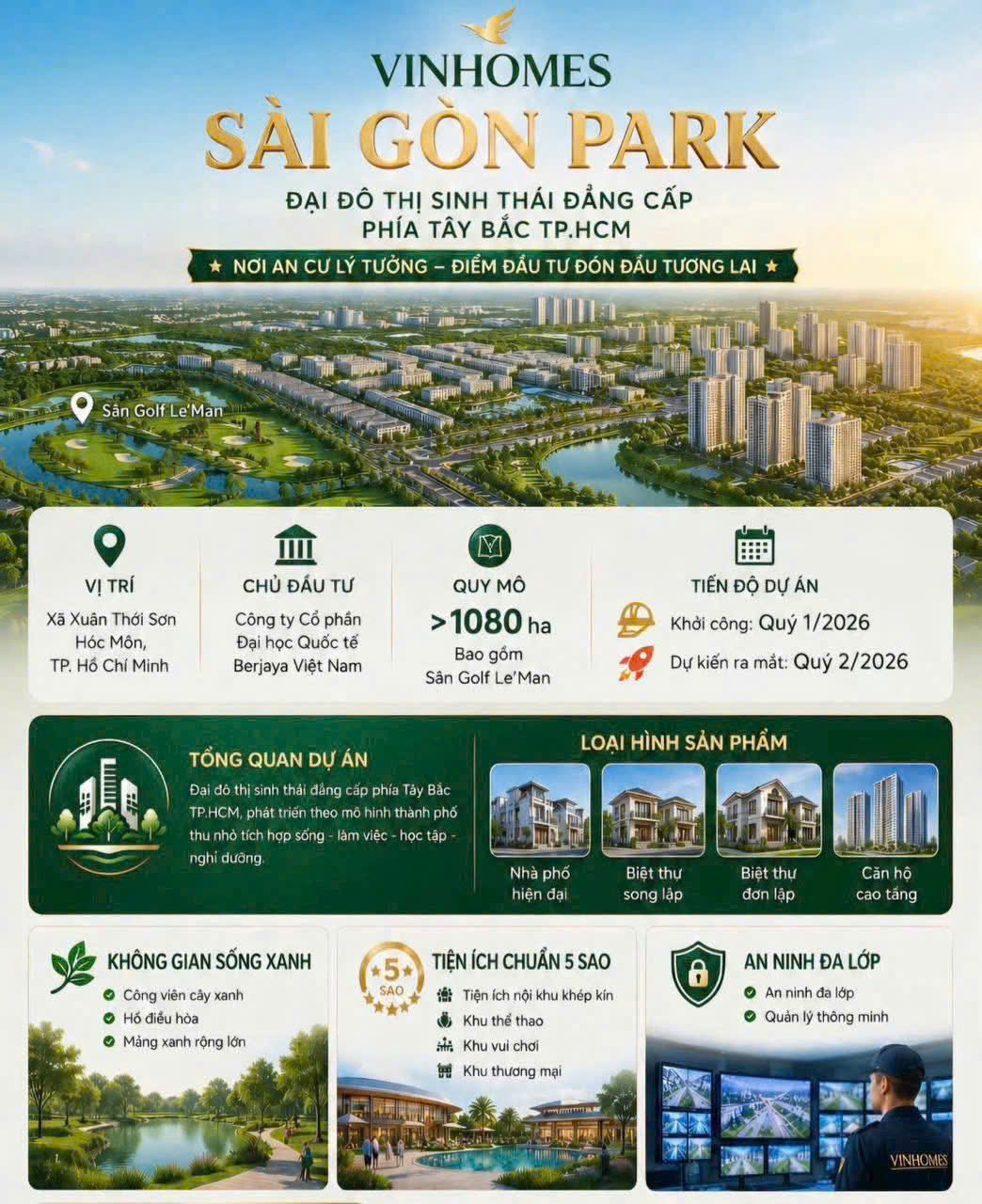 Quy mô, Sản Phẩm Sài Gòn Park